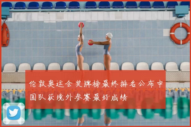 伦敦奥运会奖牌榜最终排名公布中国队获境外参赛最好成绩
