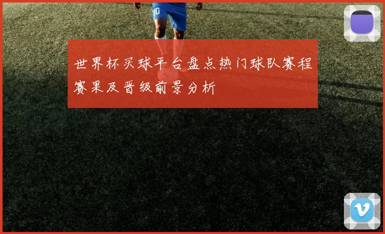 世界杯买球平台盘点热门球队赛程赛果及晋级前景分析